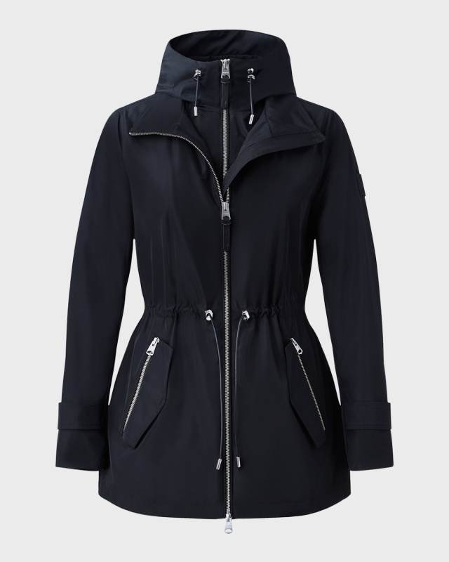 Melany Hooded Raincoat